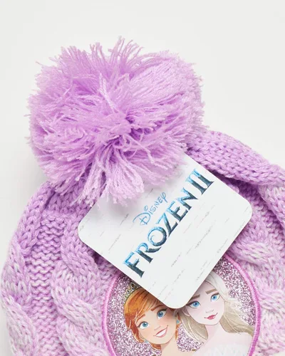 Vista 6 de Disney Conjunto de gorro y guantes Frozen Elsa and Anna para niñas pequeñas (edad 2-7)
