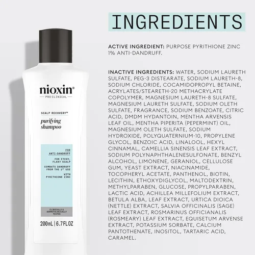 Vista 7 de Nioxin Scalp Recovery Purifying Shampoo For Itchy, Flaky Scalp