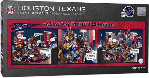 Vista 5 de YouTheFan NFL Game Day in The Dog House - Rompecabezas de 1000 piezas