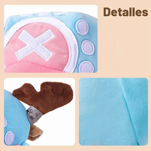 Vista 4 de Anime Tony Tony Chopper - Sombrero de cazador de cosplay de una pieza, sombrero de aviador, gorro de invierno cálido, talla única