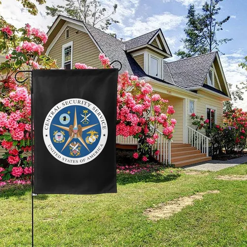 Vista 5 de Seal of the United States Central Security Service Garden Flag 28"x40" Inch Double Sided Garden Flags Home Lawn Outdoor Decor Flags Party Banner