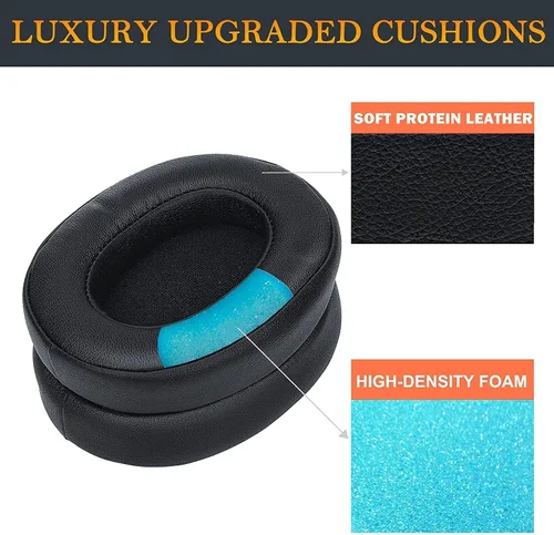 Vista 2 de Crusher Evo, almohadillas de repuesto compatibles con Skullcandy Crusher Wireless Crusher Evo Crusher ANC Hesh 3 almohadillas para auriculares