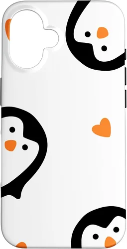 Vista 32 de Cute Penguins Hearts Phone Case for iPhone 17