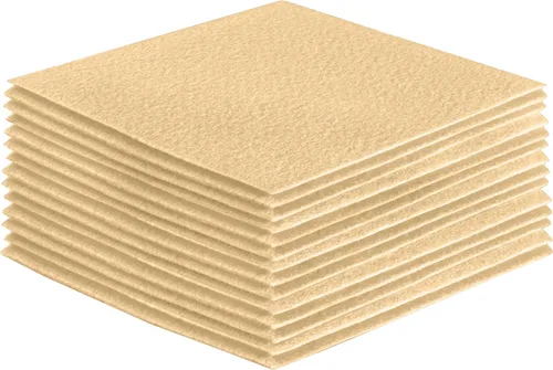 Vista 221 de FabricLA Hojas de fieltro acrílico para manualidades, cuadrados de fieltro precortados suaves de 4 x 4 pulgadas (3.9 in x 3.9 in), utiliza hojas