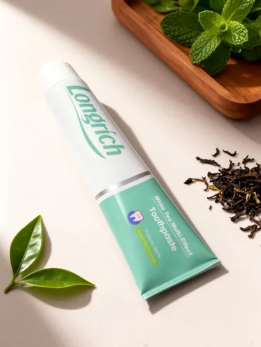 Vista 4 de Longrich Pasta de dientes de té blanco multiefecto, sin flúor