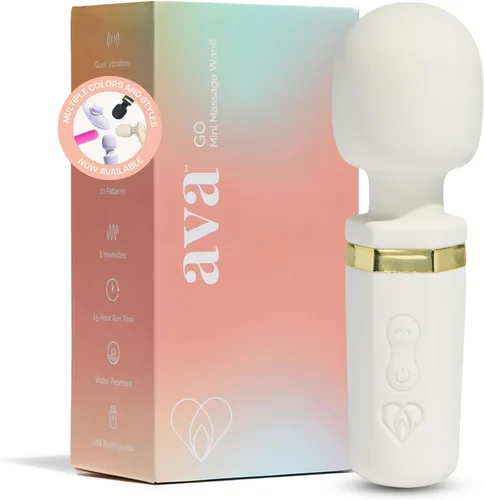 Vista 18 de Ava Vibrador de varita sexual [vibrador estimulador de clítoris] Vibrador para mujer Juguete sexual Regalos para mujeres 20 patrones y 8
