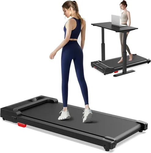 Vista 8 de Caminadora para el hogar – Cintas de correr para debajo del escritorio, portátil, mini compacta, para correr, para casa, oficina, espacios pequeños