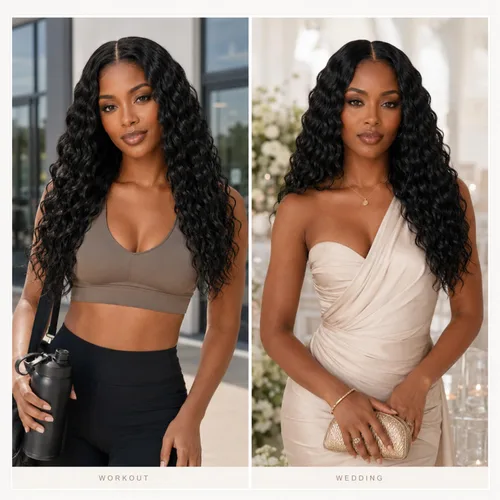 Vista 17 de Human Braiding Hair for Boho Braids 20inch Curly Wave Bulk Bundles 1B (A)1B