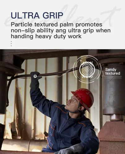 Vista 4 de PACIFIC PPE Guantes resistentes a productos químicos, guantes de goma industriales de gran resistencia, resistentes a ácidos, alcalinos y aceite, 32
