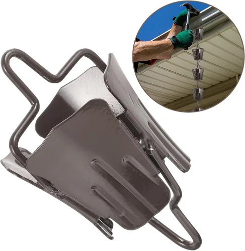 Vista 8 de Aluminum Alloy Rain Chain for Gutters, Cup and Chain Design, Garden Decor