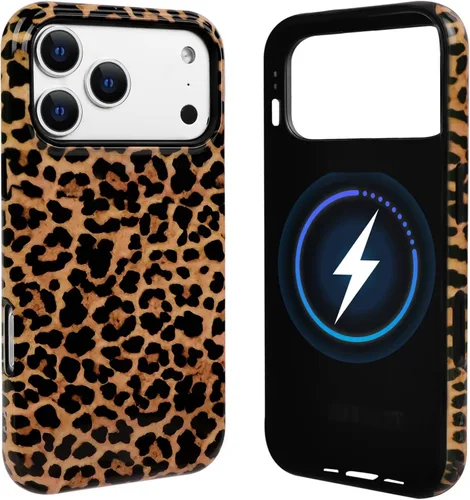 Vista 76 de NITITOP Funda magnética compatible con iPhone 11, compatible con MagSafe lindo diseño estético de leopardo ámbar tortuga para mujeres, hombres