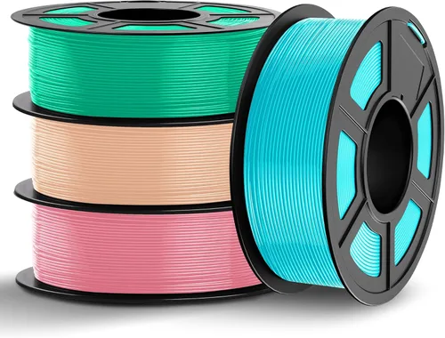 Vista 27 de TECBEARS Filamento PETG 1.75, paquete de 4.4 lbs, Multi T2506