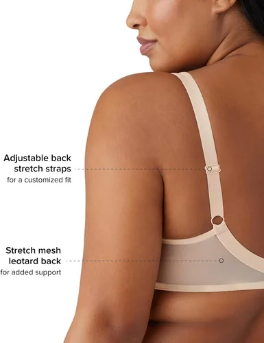 Vista 4 de Wacoal Stark Beauty - Brasier de talla grande para mujer.