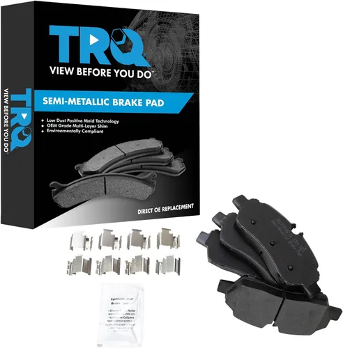 Vista 150 de TRQ Pastillas de freno delanteras semi metálicas compatibles con Ford Expedition 2018-2021 F-150 2018-2020 Lincoln Navigator 2018-2022