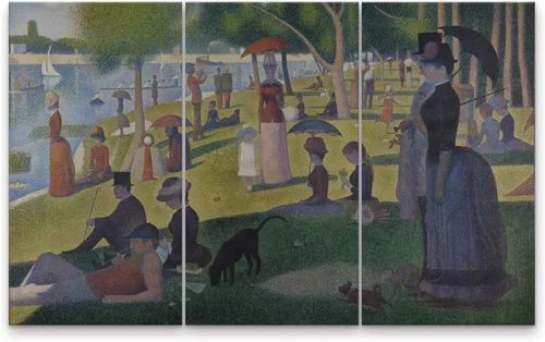 Vista 31 de Niwo ART - Bandera, serie de pinturas más famosas del mundo, lienzo para pared, decoración del hogar, envoltura de galería, estirado, enmarcado
