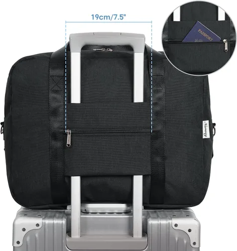 Vista 6 de For Spirit Airlines - Bolsa de viaje plegable de 18 x 14 x 8 pulgadas, bolsa de viaje debajo del asiento, equipaje de mano para mujeres y hombres