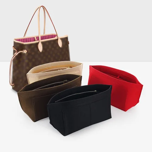 Vista 7 de Organizador de fieltro para bolso, organizador de bolsas adecuado para Speedy 35 Neverfull MM y organizador de base para bolsa de mano múltiples