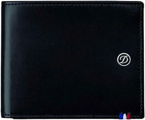 Vista 2 de S.T Dupont D-180007 MonederoBilletera 4 Tarjetas de Crédito Línea D Cartera de Cuero - Negro