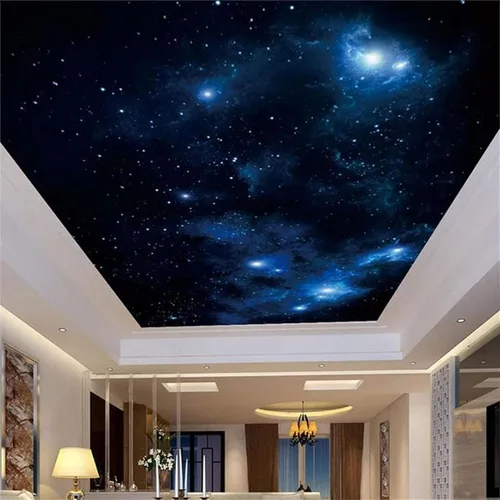 Vista 12 de Murales de pared 3D de bosque de invierno, ramas de árbol, papel tapiz autoadhesivo extraíble para sala de estar, dormitorio, decoración de pared