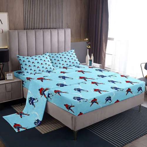 Vista 9 de Feelyou Juego de ropa de cama con alfabeto 3D, juego de sábanas coloridas del alfabeto inglés para niños y adultos, sábanas de dibujos animados
