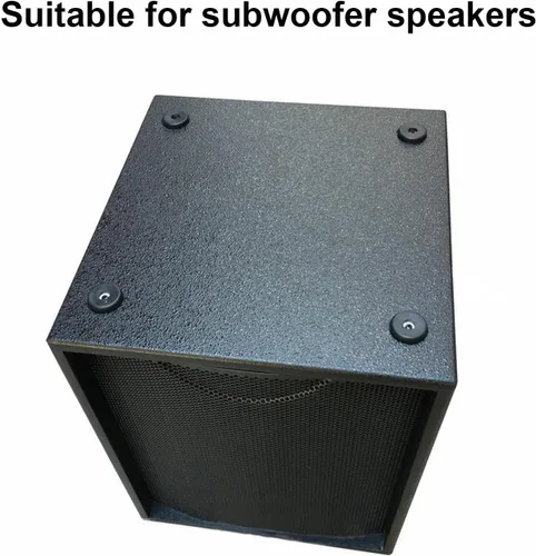 Vista 5 de Patas de goma, pies de goma para altavoz, paquete de 16 unidades de 1.575 in x 0.394 in, uso para pies de subwoofer, pies de altavoces, pies de caja