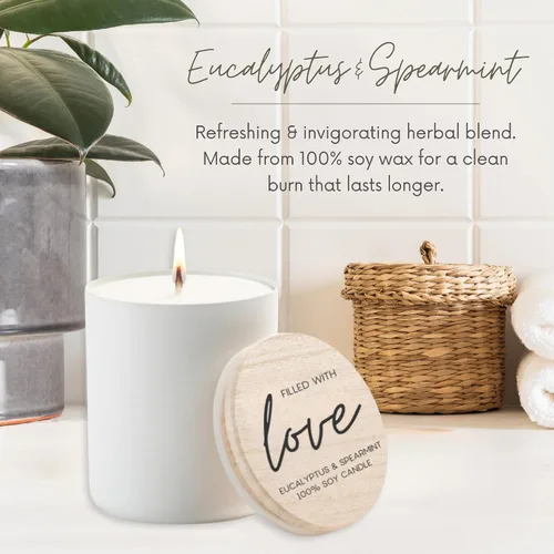 Vista 5 de Boxzie Juego de caja de regalo con texto en inglés «You are Loved para mujer», regalos únicos con texto en inglés «I Love You» para ella, paquete