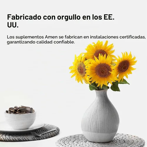 Vista 5 de Suplemento Amen para intestino permeable - Fórmula avanzada con L Glutamina biodisponible, Zinc, Cúrcuma, raíz de regaliz DGL - raíz de malvavisco