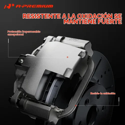 Vista 5 de A-Premium Conjunto de Pinza de Freno de Disco con Soporte Compatible con Modelos Buick, Chevy, GMC, Isuzu, Olds y Saab - Rainier, SSR, Trailblazer