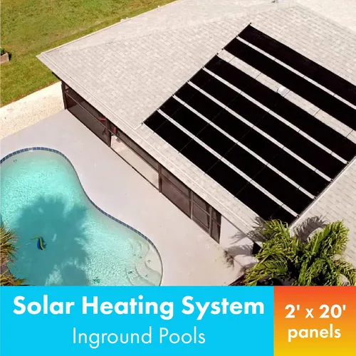 Vista 2 de SmartPool S601P Sistema de calefacción solar para piscina en el suelo