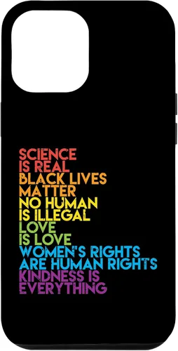 Vista 26 de Science is Real Black Lives Matter Rainbow LGBT Pride Gift Case for iPhone 17