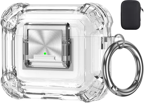 Vista 29 de Funda de protección contra caídas para AirPods Pro 2 con kit de limpieza B-Negro