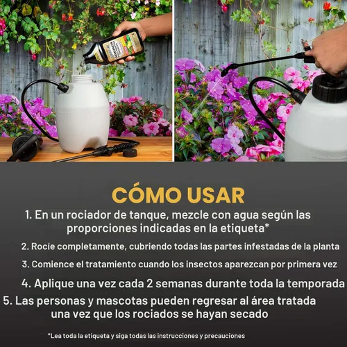 Vista 7 de Spectracide Malathion Repelente concentrado para insectos, Paquete de 60