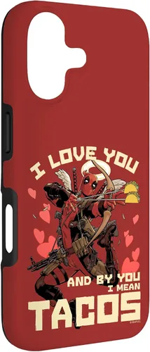 Vista 3 de Marvel Deadpool I Love You and by You I Mean Tacos - Carcasa para iPhone 17