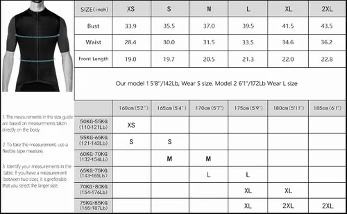 Vista 7 de RISESBIK Men's Cycling Jersey Zipper Pocket Short Sleeve Lightweight Aero Race Fit Bike Jersey, UPF 50+ Biking Cycling Shirt