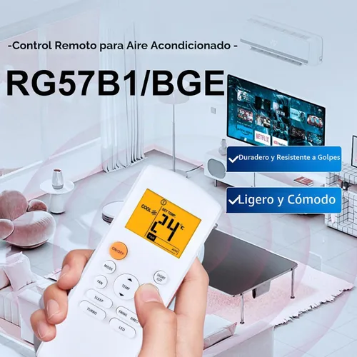 Vista 2 de Nuevo control remoto de CA de repuesto para MRCOOL Mini Split aire acondicionado, apto para DIYM218HPW00C07, DIYM236HPW01C07, DIY-36-HP-230B
