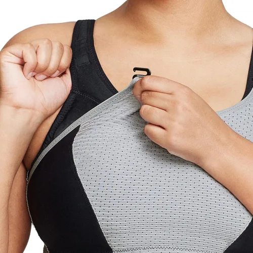 Vista 3 de Glamorise Sujetador deportivo de doble capa con control personalizado para mujer