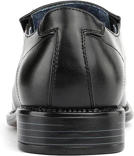 Vista 5 de Bruno Marc Mocasines de vestir forrados de cuero para hombre