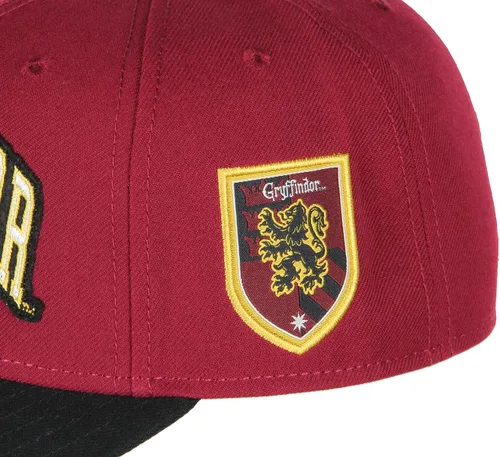 Vista 3 de Harry Potter Gryffindor - Gorra ajustable con diseño de escudo de casa, Gryffindor