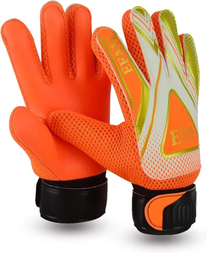 Vista 9 de Guantes de portero de fútbol para niños y jóvenes, guantes de portero de fútbol con agarres fuertes
