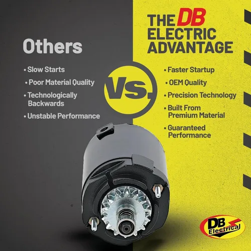 Vista 5 de DB Electrical SAB0145 Arrancador compatible con/repuesto para Cub Cadet i1042 AII, i1046 AII, RZT 42 AII, ZTT 42 AII, ZTT 46 AII, LT1042 2005-2008