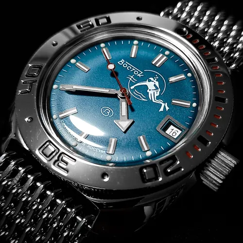 Vista 4 de VOSTOK Amphibia 710059 Scuba Dude Automatic Self-Winding Diver Wrist Watch