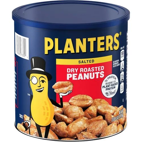 Vista 4 de Planters - cacahuetes tostados secos, bote de 52 oz (paquete de 2)