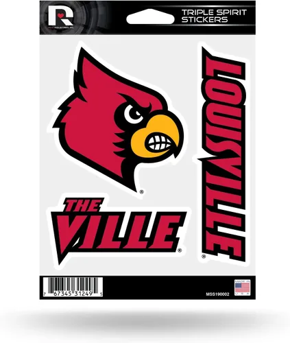 Vista 27 de Rico Industries NCAA - Lámina de adhesivos triple diseño de Alabama