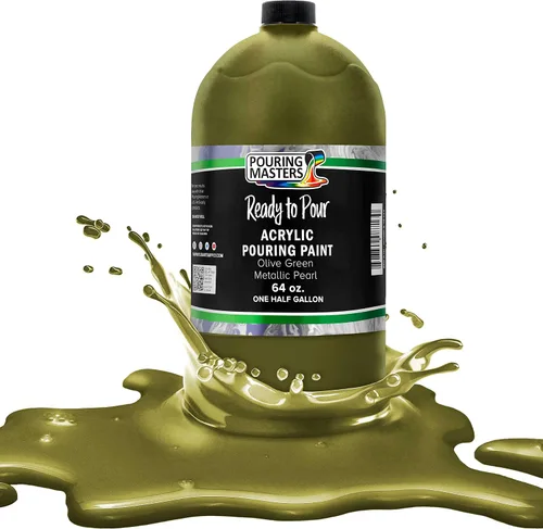 Vista 39 de Pouring Masters - Pintura acrílica premezclada de 8 onzas líquidas listas para verter, oro de 24 quilates, suministros de arte fluido para lienzo