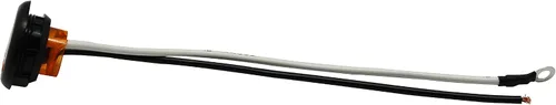 Vista 8 de MAXXHAUL 50570 - 10 luces LED de 3/4 pulgadas redondas de espacio libre y marcador lateral ámbar para caravanas de 12 V CC, remolques, caravanas