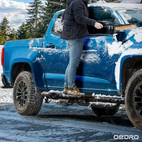 Vista 9 de OEDRO Estribos compatibles con RAM 1500 Crew Cab 2009-2018