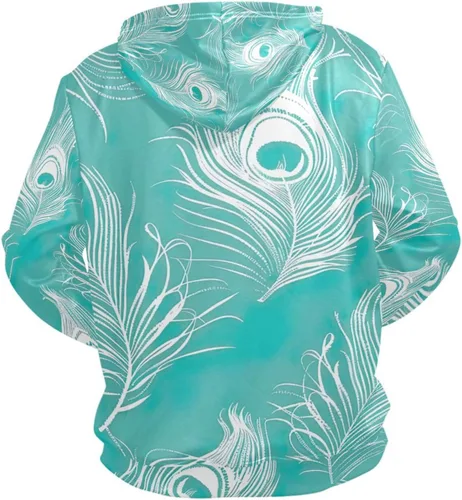 Vista 2 de Nander Sudaderas con capucha con capucha de cerezo japonés unisex para hombre