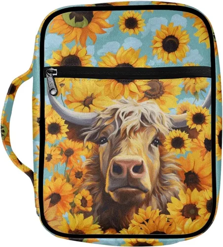 Vista 36 de Funda para la Biblia de Béisbol con Impresión de Agua y Fuego para Niños, Fundas Ligeras para la Biblia, Bolso de Mano para Estudio de la Biblia