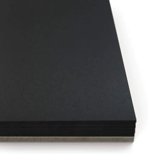 Vista 4 de ARTEZA Cuaderno de bocetos en espiral de 11 x 14 pulgadas, bloc de dibujo de papel de arte negro, paquete de 2 unidades de 30 hojas para dibujar
