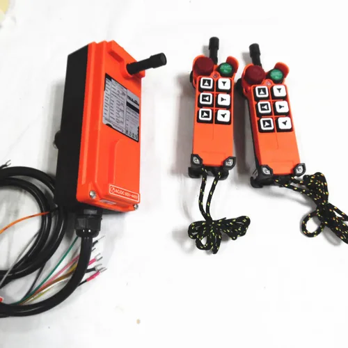 Vista 3 de Winch Control remoto inalámbrico AC/DC 65V-440V Grúa de elevación industrial F21-E1 (2 transmisores + 1 receptor)
